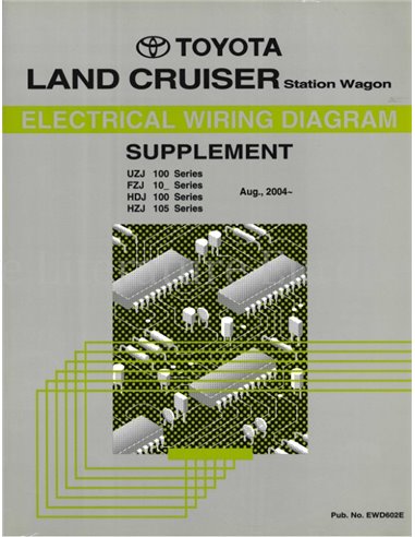 2004 TOYOTA LANDCRUISER STATION WAGON ELECTRICAL WIRING DIAGRAM WORKSHOP MANUAL ENGLISH