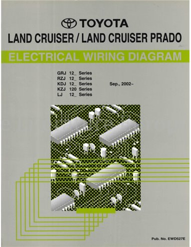 2002 TOYOTA LANDCRUISER / PRADO ELECTRICAL WIRING DIAGRAM WORKSHOP MANUAL ENGLISH