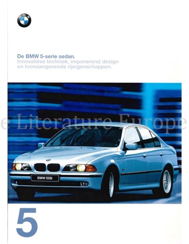 1997 BMW 5ER LIMOUSINE PROSPEKT NIEDERLÄNDISCH