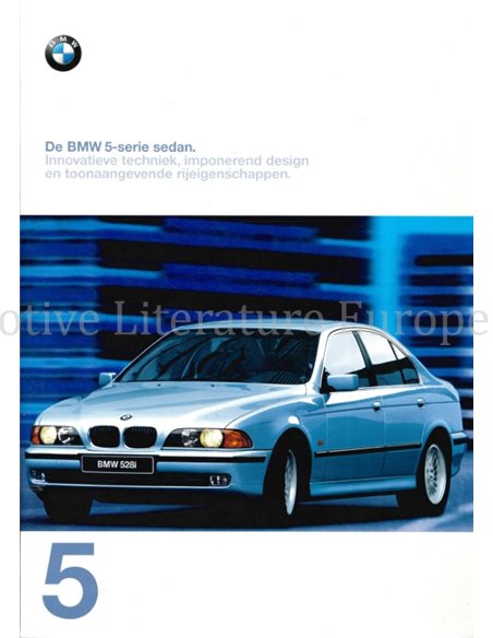 1997 BMW 5ER LIMOUSINE PROSPEKT NIEDERLÄNDISCH