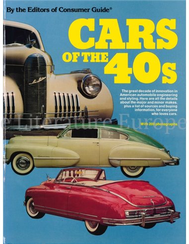 CARS OF THE 40s (CONSUMER GUIDE)