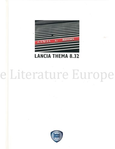 1990 LANCIA THEMA 8.32 HARDCOVER PROSPEKT DEUTSCH