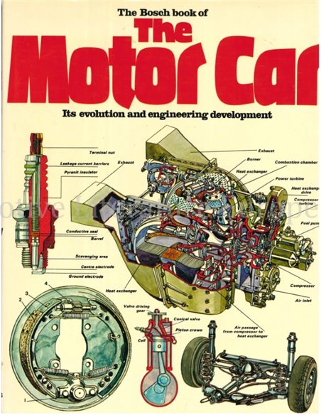 THE BOSCH BOOK OF TE MOTOR CAR, ITS EVOLUTION AND ENGINEERING DEVELOPMENT