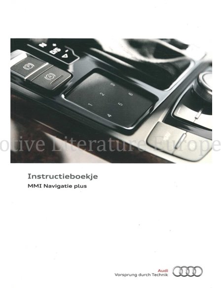 2013 AUDI MMI NAVIGATION OWNERS MANUAL DUTCH