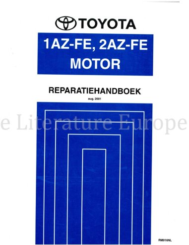 2001 TOYOTA CAMRY 1MZ-FE WERKSTATTHANDBUCH NIEDERLÄNDISCH