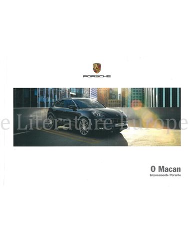 2018 PORSCHE MACAN HARDCOVER BROCHURE PORTUGEES