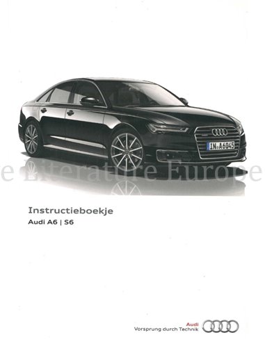 2015 AUDI A6 | S6 OWNERS MANUAL DUTCH