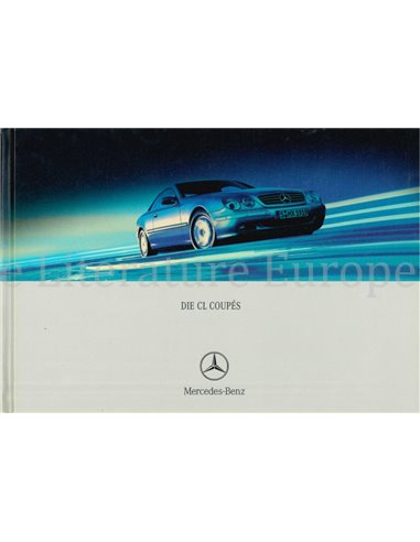 2000 MERCEDES BENZ CL KLASSE HARDCOVER BROCHURE DUITS