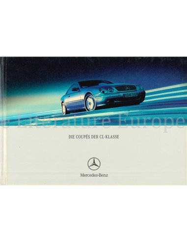 2001 MERCEDES BENZ CL KLASSE HARDCOVER BROCHURE DUITS