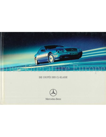 2001 MERCEDES BENZ CL KLASSE HARDCOVER BROCHURE DUITS