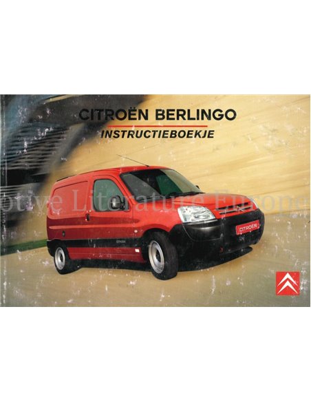 2004 CITROEN BERLINGO BETRIEBSANLEITUNG NIEDERLÄNDISCH