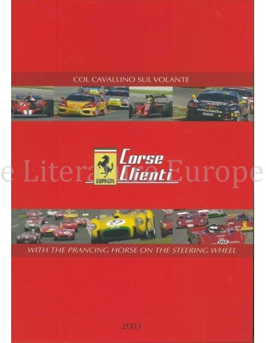 2013 FERRARI CORSE CLIENTI BROCHURE 1894/03