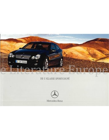 2006 MERCEDES BENZ C KLASSE COUPE BROCHURE NEDERLANDS