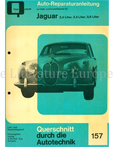 JAGUAR MK II, 2.4 LITER | 3.4 LITER | 3.8 LITER, VRAAGBAAK DUITS (QUERSCHNITT DURCH DIE MOTOR-TECHNIK)