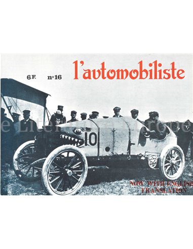 1969 L'AUTOMOBILISTE MAGAZINE 16 FRANS