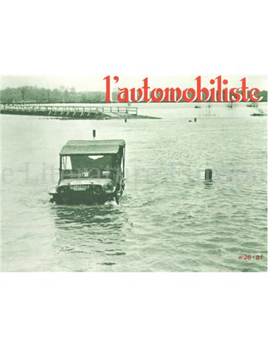 1972 L'AUTOMOBILISTE MAGAZINE 26 FRANZÖSISCH