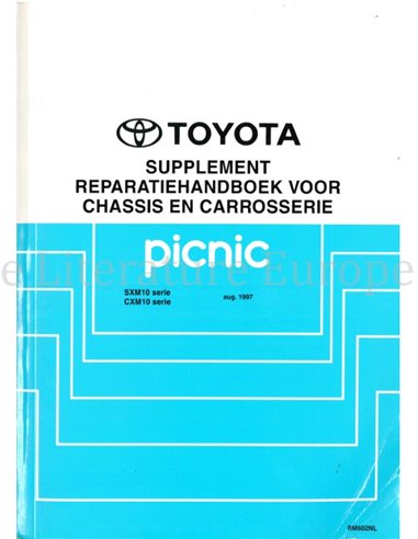 1997 TOYOTA PICNIC CHASSIS & CARROSSERIE WERKPLAATSHANDBOEK (SUPPLEMENT) NEDERLANDS