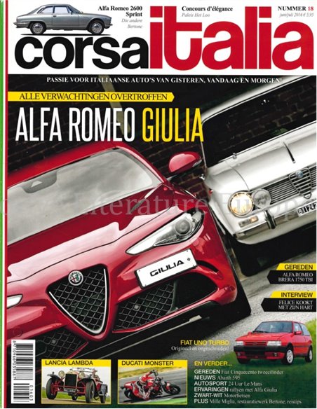 2016 CORSA ITALIA MAGAZINE 18 NEDERLANDS