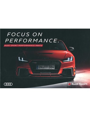 2017 AUDI TT RS PERFORMANCE PARTS BROCHURE ENGELS