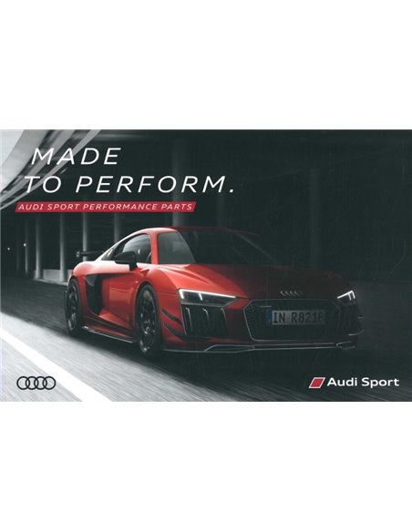 2017 AUDI R8 PERFORMANCE PARTS BROCHURE ENGLISH