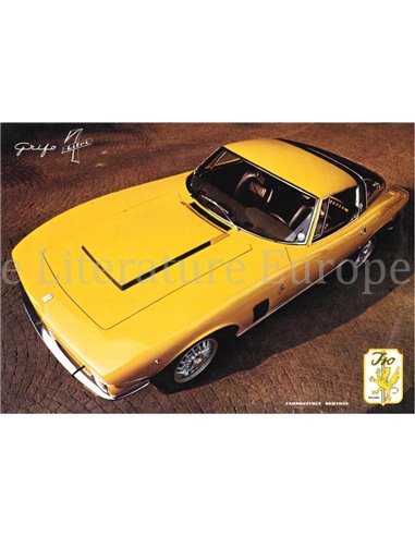 1969 ISO GRIFO PROGRAMMA LEAFLET