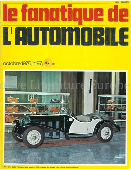 1976 L'ALBUM DU FANATIQUE DE L'AUTOMOBILE MAGAZINE 97 FRENCH