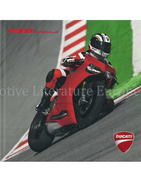 2011 DUCATI 1199 PANIGALE HARDCOVER BROCHURE  ITALIAANS | ENGELS