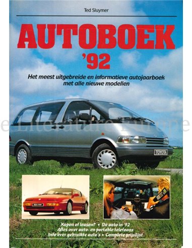 1992 AUTOBOEK JAHRBUCH NIEDERLÄNDISCH