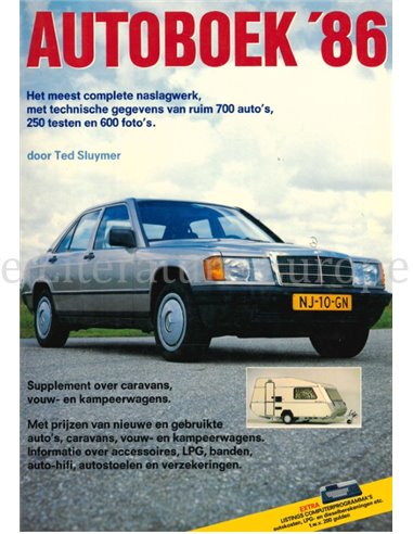 1986 AUTOBOEK JAHRBUCH NIEDERLÄNDISCH