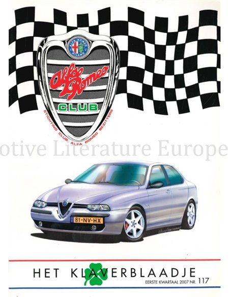 2007 ALFA ROMEO CLUB HET KLAVERBLAADJE 117 NEDERLANDS