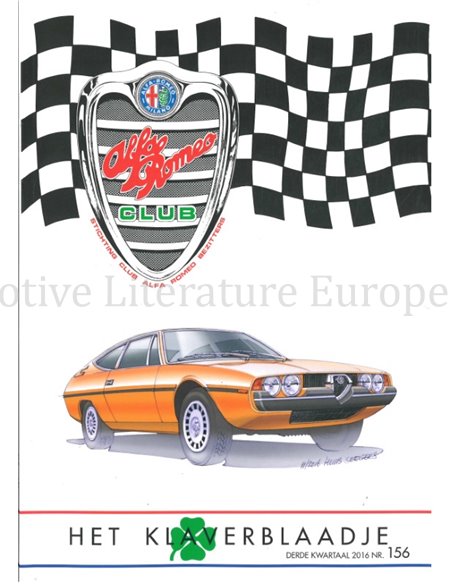 2016 ALFA ROMEO CLUB HET KLAVERBLAADJE 156 DUTCH