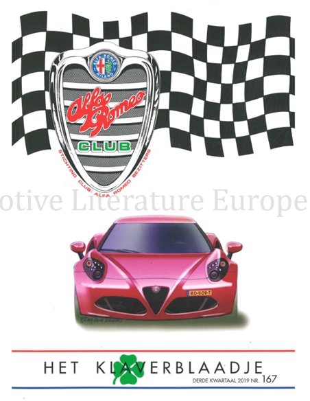 2019 ALFA ROMEO CLUB HET KLAVERBLAADJE 167 NEDERLANDS