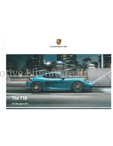 2020 PORSCHE 718 BOXTER | 718 CAYMAN HARDBACK BROCHURE ENGLISH