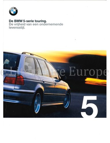 2000 BMW 5ER TOURING PROSPEKT NIEDERLÄNDISCH