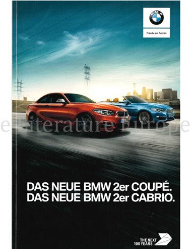 2017 BMW 2 SERIES COUPÉ | CONVERTIBLE BROCHURE GERMAN