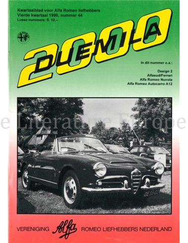 1996 ALFA ROMEO CLUB DUEMILA MAGAZINE 44 NEDERLANDS