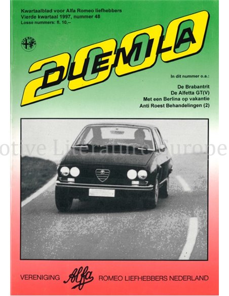 1997 ALFA ROMEO CLUB DUEMILA MAGAZINE 48 NEDERLANDS