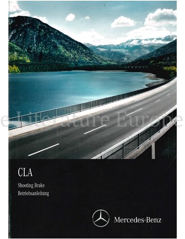 2016 MERCEDES BENZ CLA SHOOTING BRAKE INSTRUCTIEBOEKJE DUITS