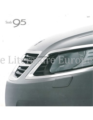 2007 SAAB 9-5 BROCHURE DUITS