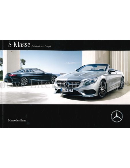 2016 MERCEDES BENZ S-KLASSE PROSPEKT DEUTSCH