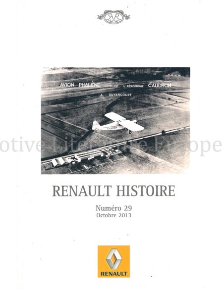 RENAULT HISTOIRE, NUMÉRO 29, OCTOBRE 2013