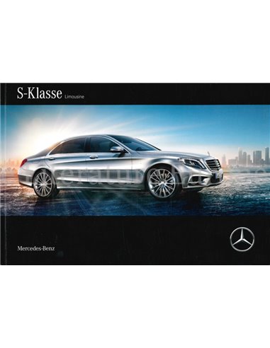 2016 MERCEDES BENZ S-KLASSE PROSPEKT DEUTSCH