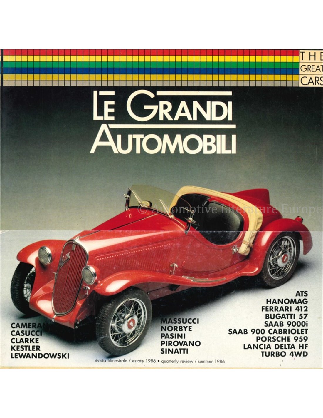 FIAT【洋書 自動車 5冊セット】LE GRANDI AUTOMOBILI