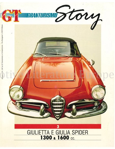 ALFA ROMEO GIULIETTA E GIULIA SPIDER 1300 & 1600 CC. (GRANTURISMO STORY 3/87)