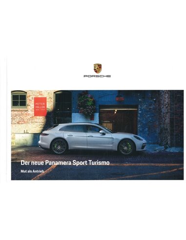 2018 PORSCHE PANAMERA SPORT TURISMO HARDCOVER PROSPEKT DEUTSCH