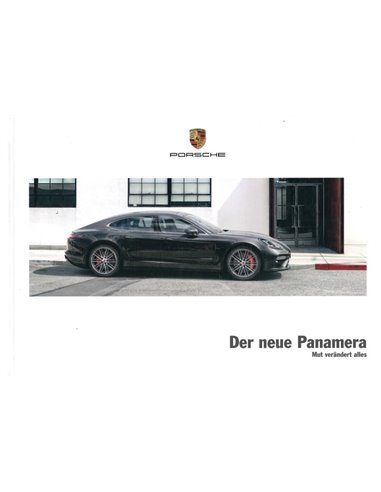 2017 PORSCHE PANAMERA HARDBACK BROCHURE GERMAN