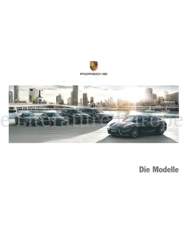 2017 PORSCHE PROGRAMMA BROCHURE DUITS