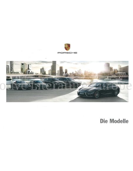 2017 PORSCHE PROGRAMMA BROCHURE DUITS