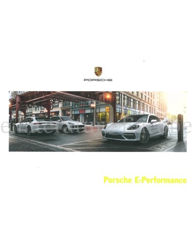 2018 PORSCHE E-PERFORMANCE PROGRAMMA BROCHURE DUITS