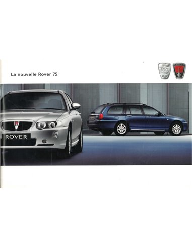 2004 ROVER 75 BROCHURE FRENCH